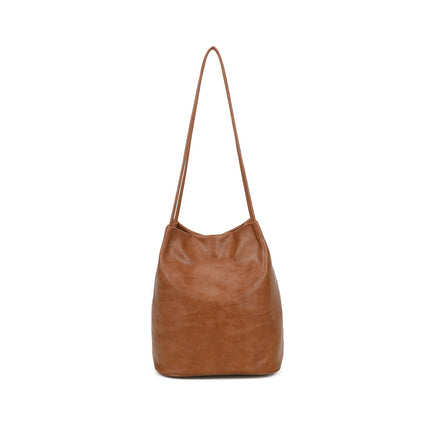 Poppered Snap Closure Shoulder Bag - Available in 5 Colours