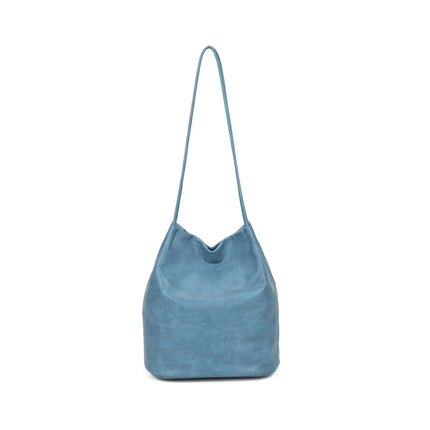 Poppered Snap Closure Shoulder Bag - Available in 5 Colours