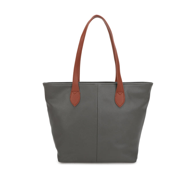 Zipped Shoulder Bag with Contrasting Straps - Available in 10 Colours