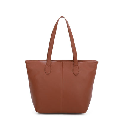 Zipped Shoulder Bag with Contrasting Straps - Available in 10 Colours