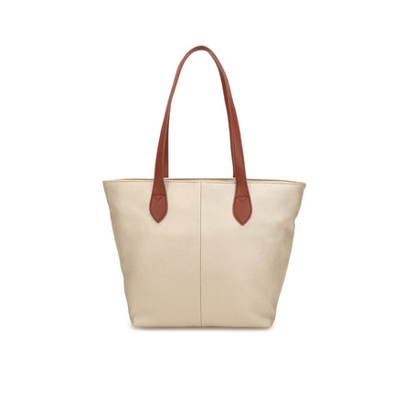 Zipped Shoulder Bag with Contrasting Straps - Available in 10 Colours