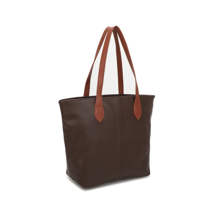Zipped Shoulder Bag with Contrasting Straps - Available in 10 Colours
