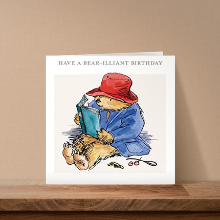Birthday Card for Children – Paddington Bear Bear-illiant Design