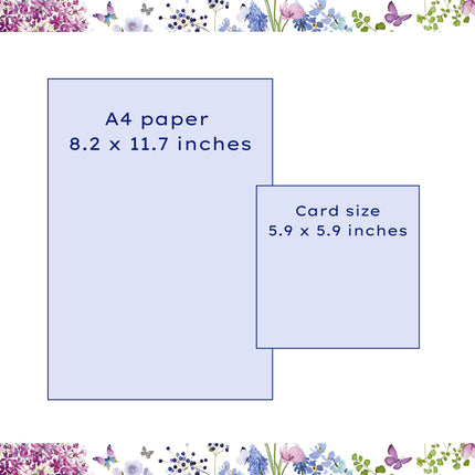 Birthday Card for Women – Nigel Quiney Floral Watering Can Design with Foil Details