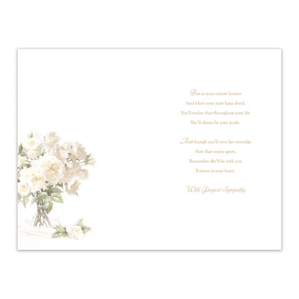 Sympathy Card for Loss of Your Mum – With Deepest Sympathy
