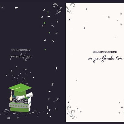Graduation Card for Son, Congratulations 'You Did It'