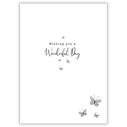 Birthday Card - Happy Birthday Card with Girl and Balloons Design and Special Finishes - Birthday Card for Women, Girls