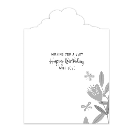 Birthday Card for Great Granddaughter - Magical Fairy Princess Design with Embossed Foil Finish & Decorative Edge, Eco-Friendly & Made in the UK
