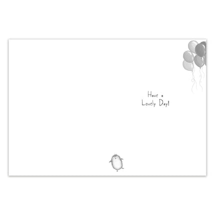 Birthday Card for Her - Cute Bird & Balloons Design with 3D Embellishments & Foil Finish, Eco-Friendly & Made in the UK