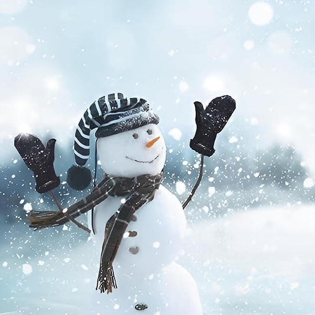 Charity Christmas Cards Pack of 6 - Festive Snowman in the Snow - Premium Greeting Cards Multipack with Envelopes - Supporting UK Charities