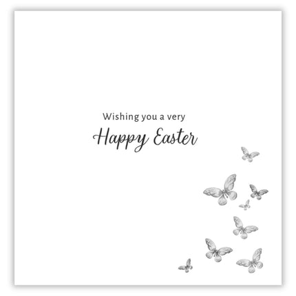 Easter Greeting Cards Pack of 6 - Happy Easter Cards with 2 Assorted Spring Countryside Designs - Church, Rabbits and Lambs - General Multipack for Family, Friends and Children - 127 x 127mm