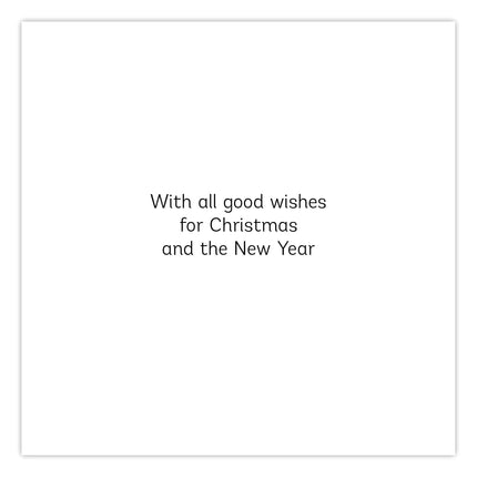 Charity Christmas Cards Pack of 6 - Charity Christmas Cards with Santa's Winter Walk Scene - Eco-Friendly Xmas Cards Multipack with Envelopes