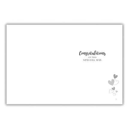 Baptism Congratulations Card - Cross & Candles Design - Religious Greeting Card with Envelope