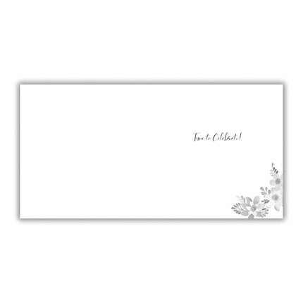Female Birthday/Congratulations Card - Happy Birthday Card with Floral Cocktails Design and Foil Details - Birthday Card for Women