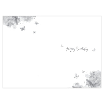 40th Birthday Card for Special Friend - Age 40 Pretty Floral Cocktail Design - Premium Greeting Card for Her with Envelope
