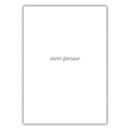 Funny Female Birthday Card - Happy Birthday Card for Women with Humorous 'Profesional Email' Rude Joke Design