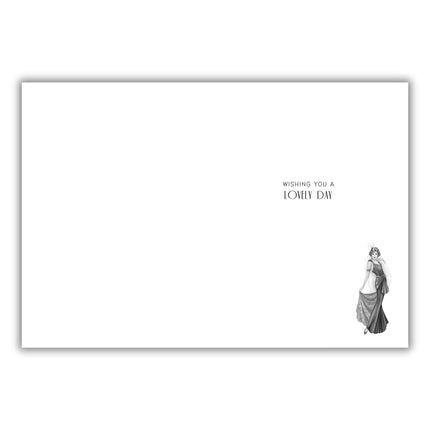 Birthday Card for Women - Stylish 1920s Design - Embossed Foil Finish - Elegant Birthday Greeting Card with Envelope