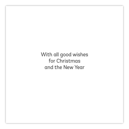 Charity Christmas Cards - Pack of 6 Premium Christmas Greeting Cards with Envelopes - Festive Carols in the Snow - Supporting UK Charities