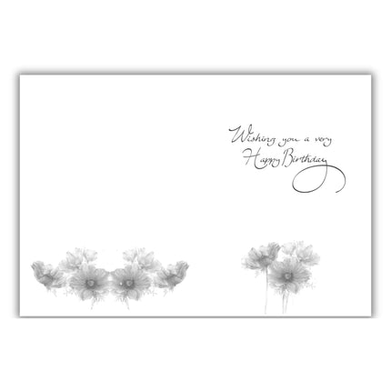 Birthday Card for Women - Pretty Watercolour Floral Design - Feminine Birthday Greeting Card - 'Have a Lovely Birthday'