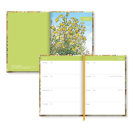 2027 A5 Desk Diary - Week to View - Brambly Hedge by Jill Barklem