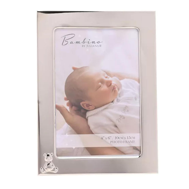 Widdop and Co Baby Photo Frame 4x6 Inch, Teddy Design