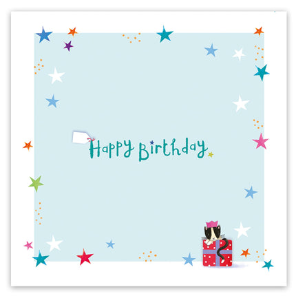 3D Pop Up Birthday Card, Party Cats Design