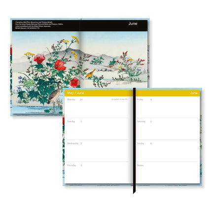 2027 A6 Pocket Diary - Week to View - The British Museum - Japanese Landscapes