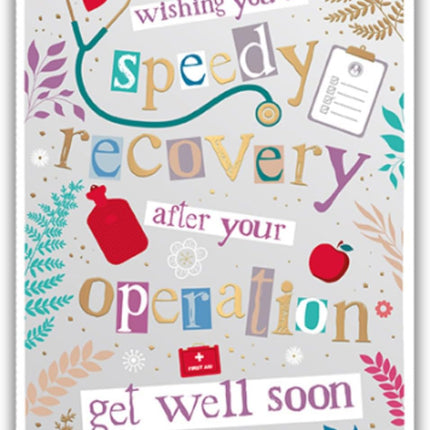 Get Well Soon Card – Speedy Recovery After Operation