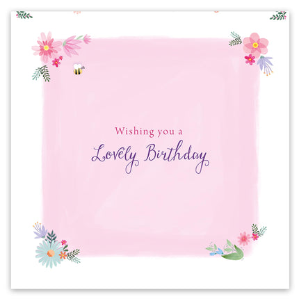 3D Pop Up 60th Birthday Card for Her, Feminine Butterflies Design