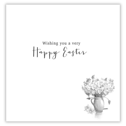 Religious Easter Greeting Cards Pack of 6 - Easter Cards with 2 Assorted Designs - Church Window and Cross - General Multipack for Family and Friends - 127 x 127mm