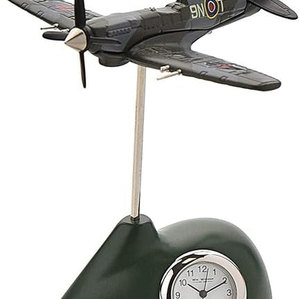 Miniature Spitfire Clock Airplane Model Air Force Aircraft