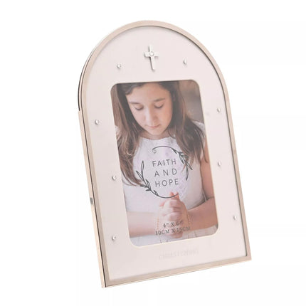 Widdop & Co. Christening Day 6x4'' Photo Frame - Religious Keepsake Picture Frame - Christening & Religious Gift for Boys and Girls