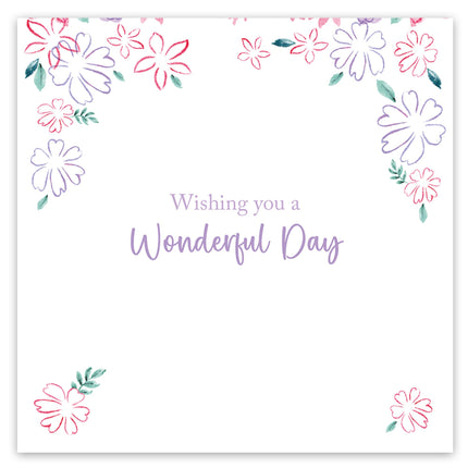 3D Pop Up Birthday Card for Her, Pretty Floral Design