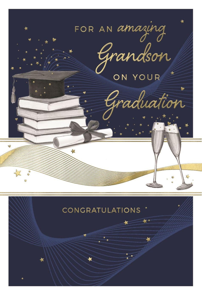 Graduation Card for Grandson, Congratulations on Your Graduation
