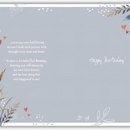 Birthday Card for Husband – Sentimental Design