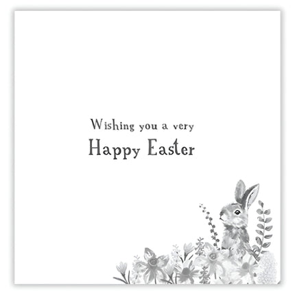 Easter Greeting Cards Pack of 6 - Easter Cards with Spring Countryside, Church, Rabbits and Lamb Design - General Multipack for Family, Friends and Children - 127 x 127mm