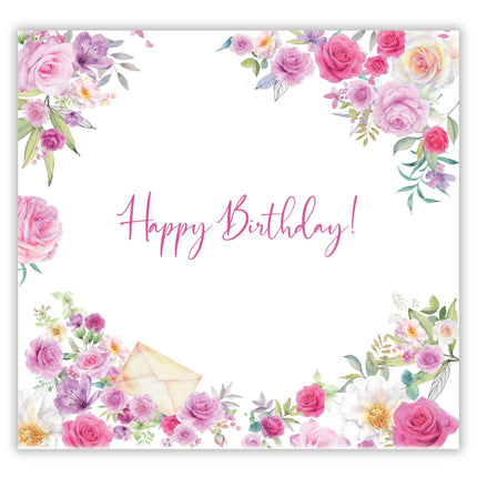 Special Friend 3D Pop Up Birthday Card - Happy Birthday Card with Champagne and Roses Design and Special Finishes - Birthday Card for Women
