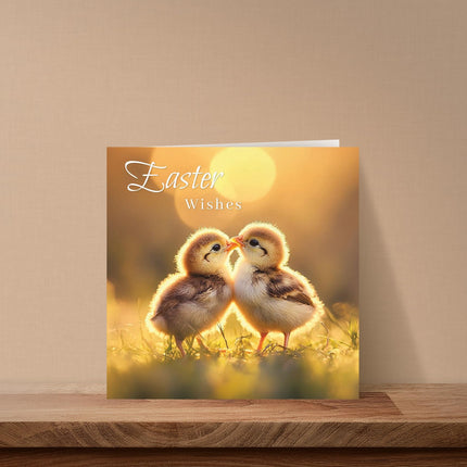 Easter Cards Pack of 6 - Cute Chicks & Bunny Rabbits Designs - 3 Each of 2 Designs - Assorted Premium Greeting Cards Multipack with Envelopes