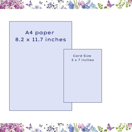 Birthday Card for a Special Friend – Pink Butterfly & Floral Design