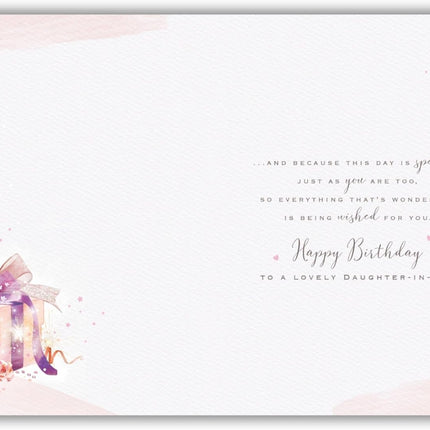 Birthday Card for Daughter-in-Law – Special Gift Design