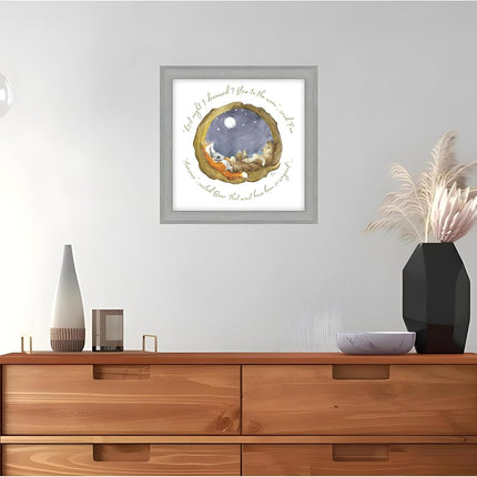 ‘Flying to The Moon’ Framed Print by Sarah Reilly