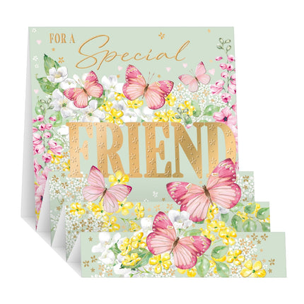 3D Pop Up Birthday Card for Special Friend, Pretty Design