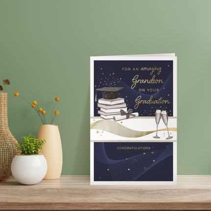 Graduation Card for Grandson, Congratulations on Your Graduation