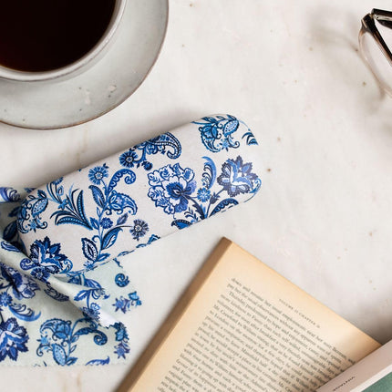 Hard Shell Glasses Case - Matthew Williamson Paisley Design - Luxury Reading Accessory