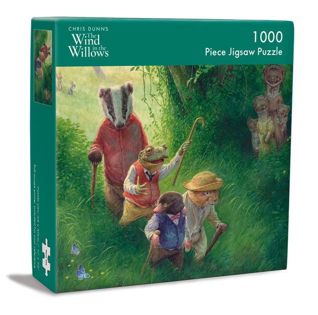 Wind in the Willows Jigsaw Puzzle - 1000 Piece Puzzles for Adults - Beautiful Illustrated Storybook Scene - Gift for Nature & Book Lovers