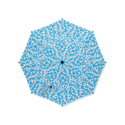 Umbrella & Matching Sleeve with Zip - Emily Burningham 'Saxifrage' Floral Design - Lightweight & Reinforced