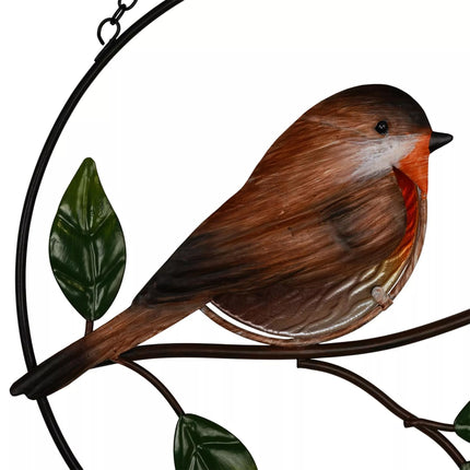 Widdop and Co Robin Wind Chime 72cm Hanging Garden Decoration