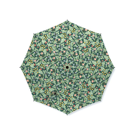 Umbrella & Matching Sleeve with Zip - J.H. Dearle 'Leicester Wallpaper' Floral Design - V&A Collection Lightweight & Reinforced