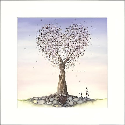 ‘Falling Hearts’ Framed Print by Catherine Stephenson