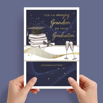 Graduation Card for Grandson, Congratulations on Your Graduation